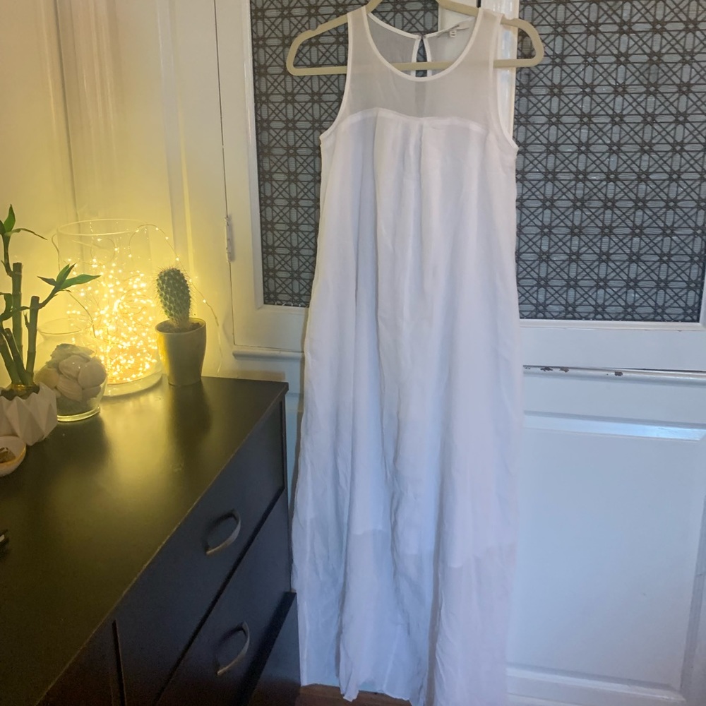 MADEWELL silk/cotton coverup with pockets